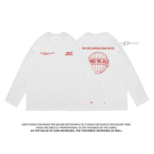 Privathinker High Street Style Men T-shirts Autumn Long Sleeve Fashion Tops Casual Clothing Round Neck Haruku Male Tees